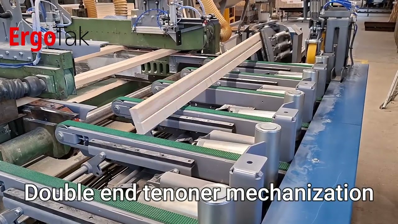 ErgoTak Double End Tenoner Mechanization Line