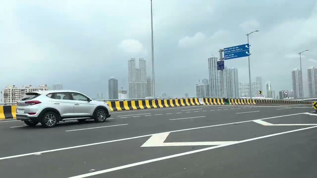 Latest video of world class Mumbai coastal road expressway 2025