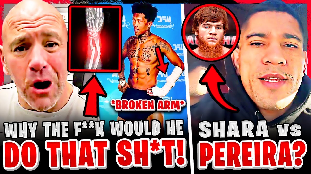 BROKEN ARM In MAIN EVENT! Alex Pereira vs Shara Bullet IN THE WORKS?! Jon Jones NOT HAPPY!