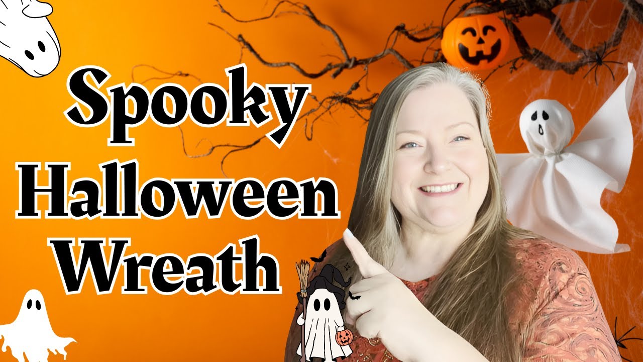 DIY Ghostly Halloween Wreath Tutorial – Spooky Halloween Wreath Decor Made Simple