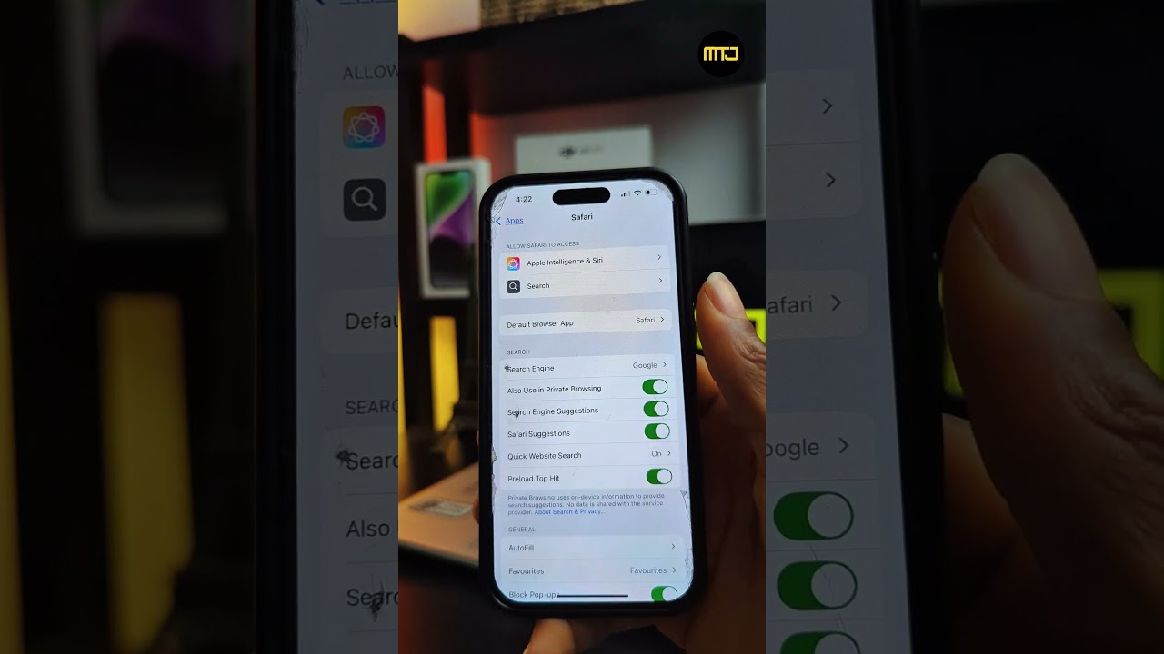 Block Pop Ups on Safari iPhone - Apple iOS 18 Safari Settings - Block Pop Up Ads iPhone