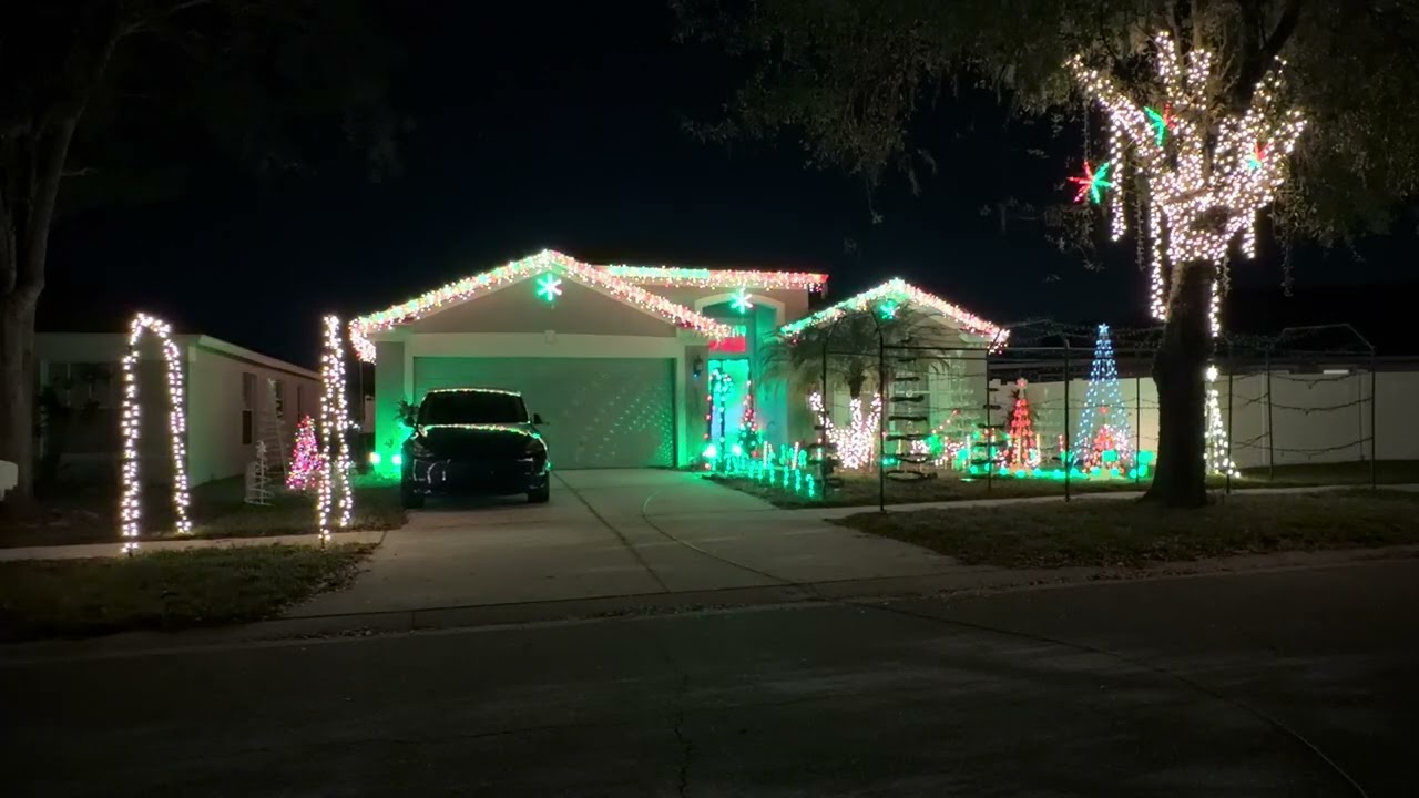 Christmas lightshow behind the scenes part 4: orchestra of lights front