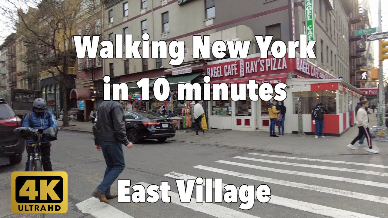 【4K】Walking New York #166 | East Village | From 3rd Ave & 14th St to Bowery & 3rd St |  Manhattan