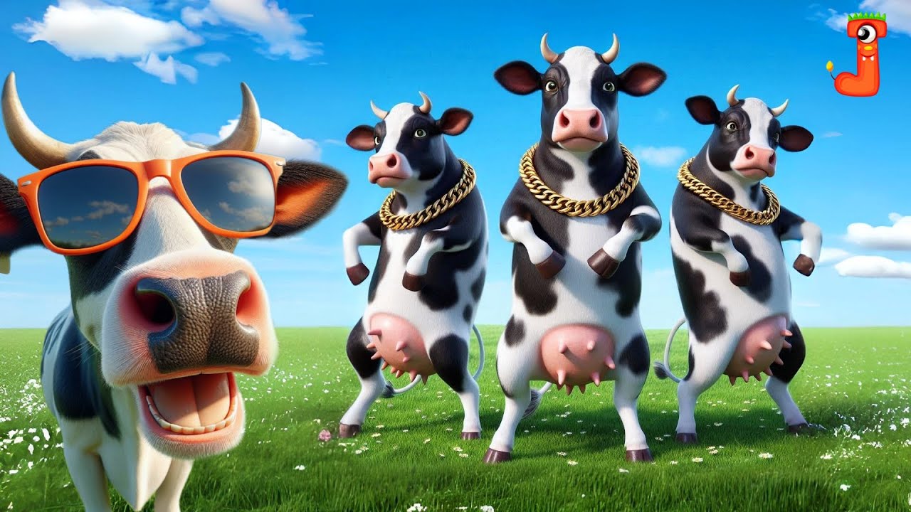 FUNNY COW DANCE 14 | Cow Song & Cow Videos 2024 | Cow dance mix | dancing cow | Cow music | official