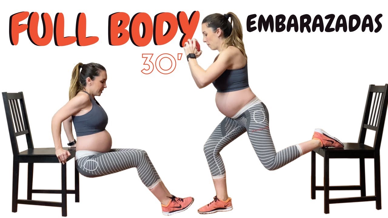 FULL BODY en casa para EMBARAZADAS | Entrenamiento funcional | Semana 22