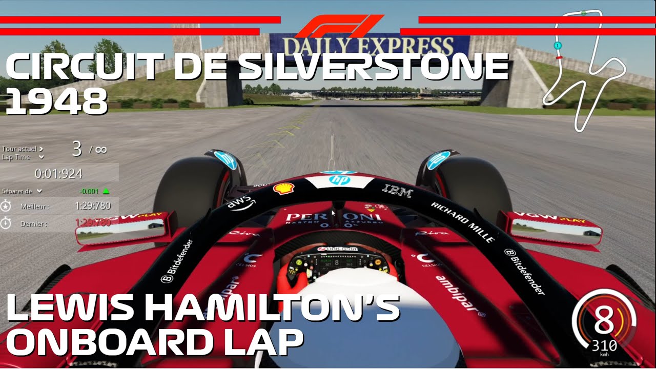 F1 2025 Circuit de Silverstone (1948) | Lewis Hamilton Onboard – Assetto Corsa