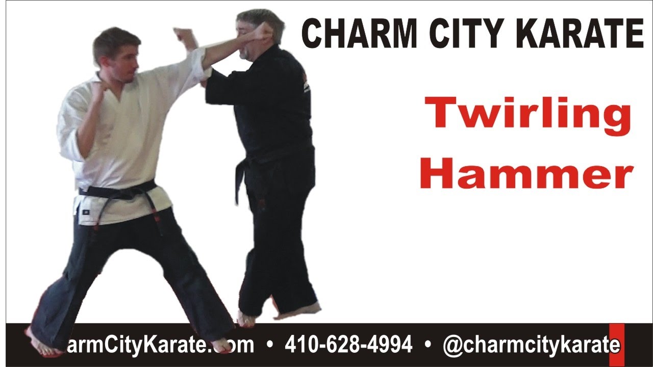 Twirling Hammer - Kenpo self defense for a left punch