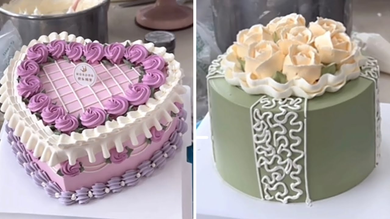 2 Exquisite Cake Designs #Cake Decorating Ideas