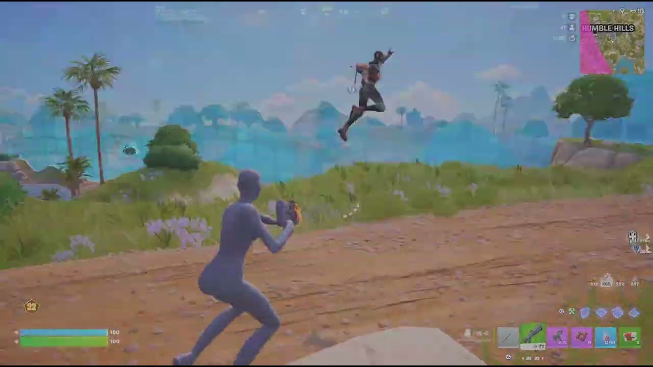 Playing a skin cup.