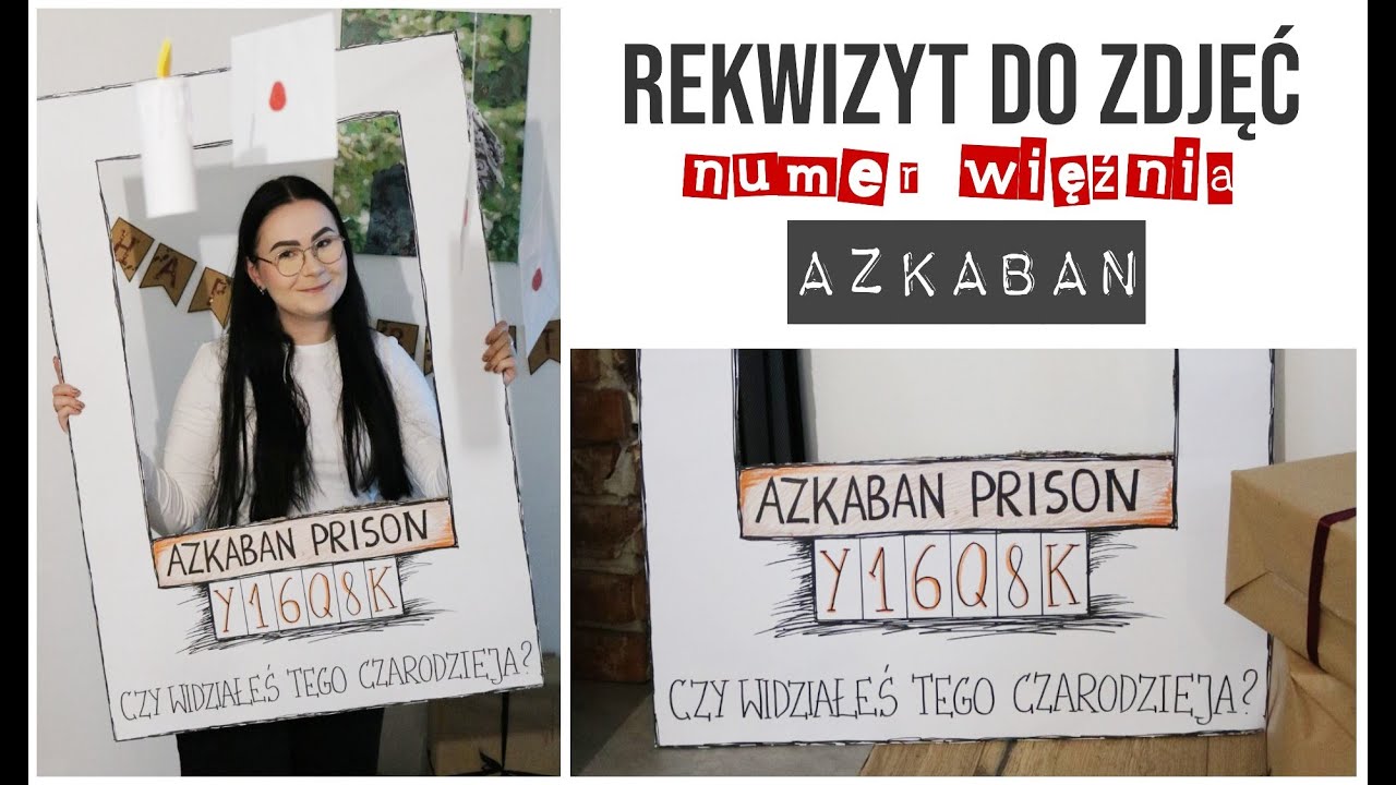 Czy widziałeś tego czarodzieja? Uciekł Azkabanu! - rekwizyt do zdjęć jak z filmu 