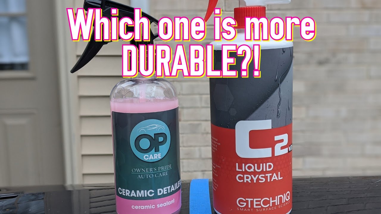 Owners Pride Ceramic Detailer VS Gtechniq C2V3! Let's see which one is more durable!