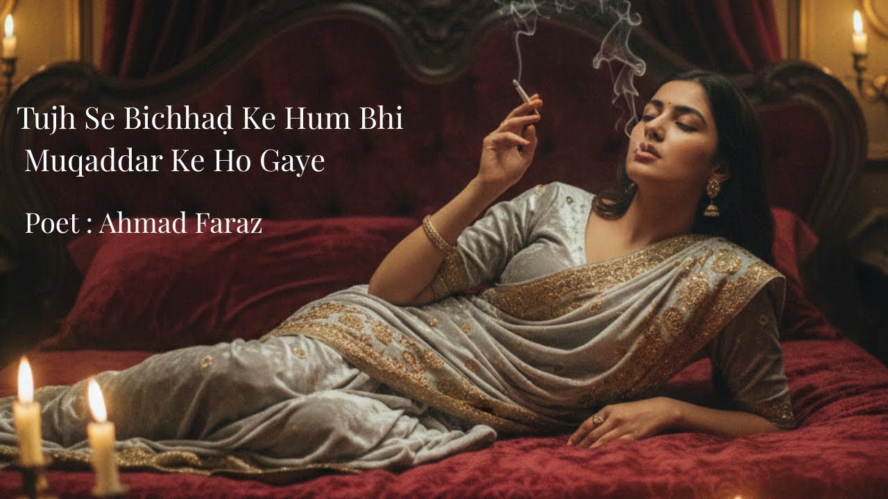 Tujh Se Bichhaḍ Ke Hum Bhi Muqaddar Ke Ho Gaye | Ahmad Faraz Ghazal | Emotional Urdu Ghazal Singing