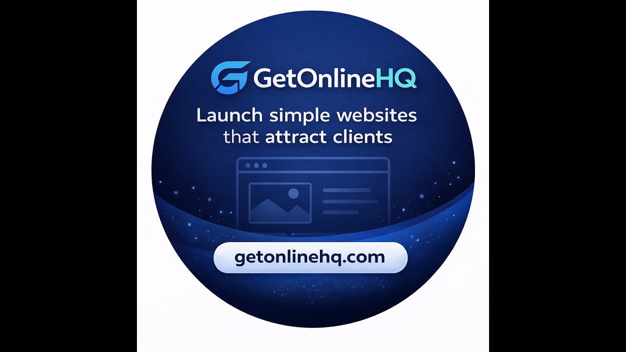 GetOnlineHQ – Create a Professional One-Page Website in Minutes