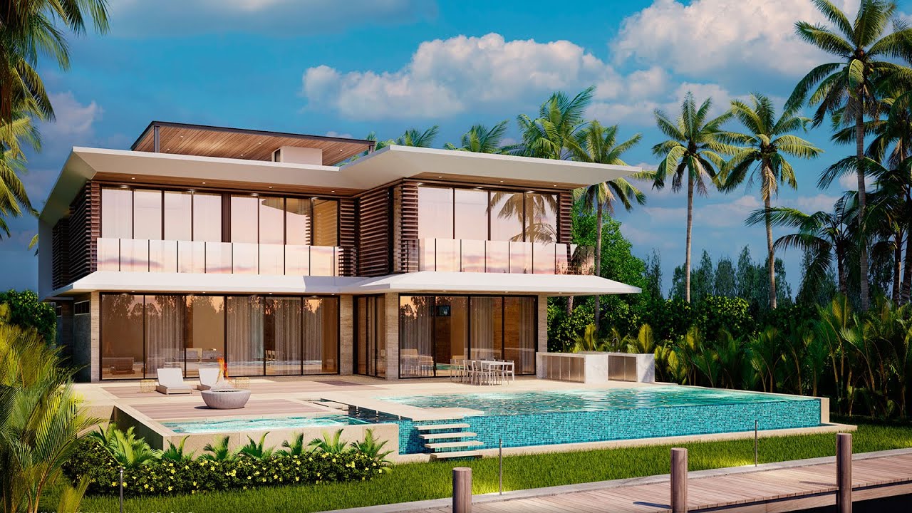5661 Pine Tree Drive | La Gorce New Construction Waterfront Home for sale | Miami Beach Florida