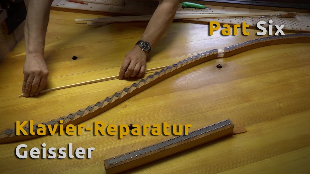 Klavier-Reparatur Geissler PART VI - Resonanzboden ausspanen