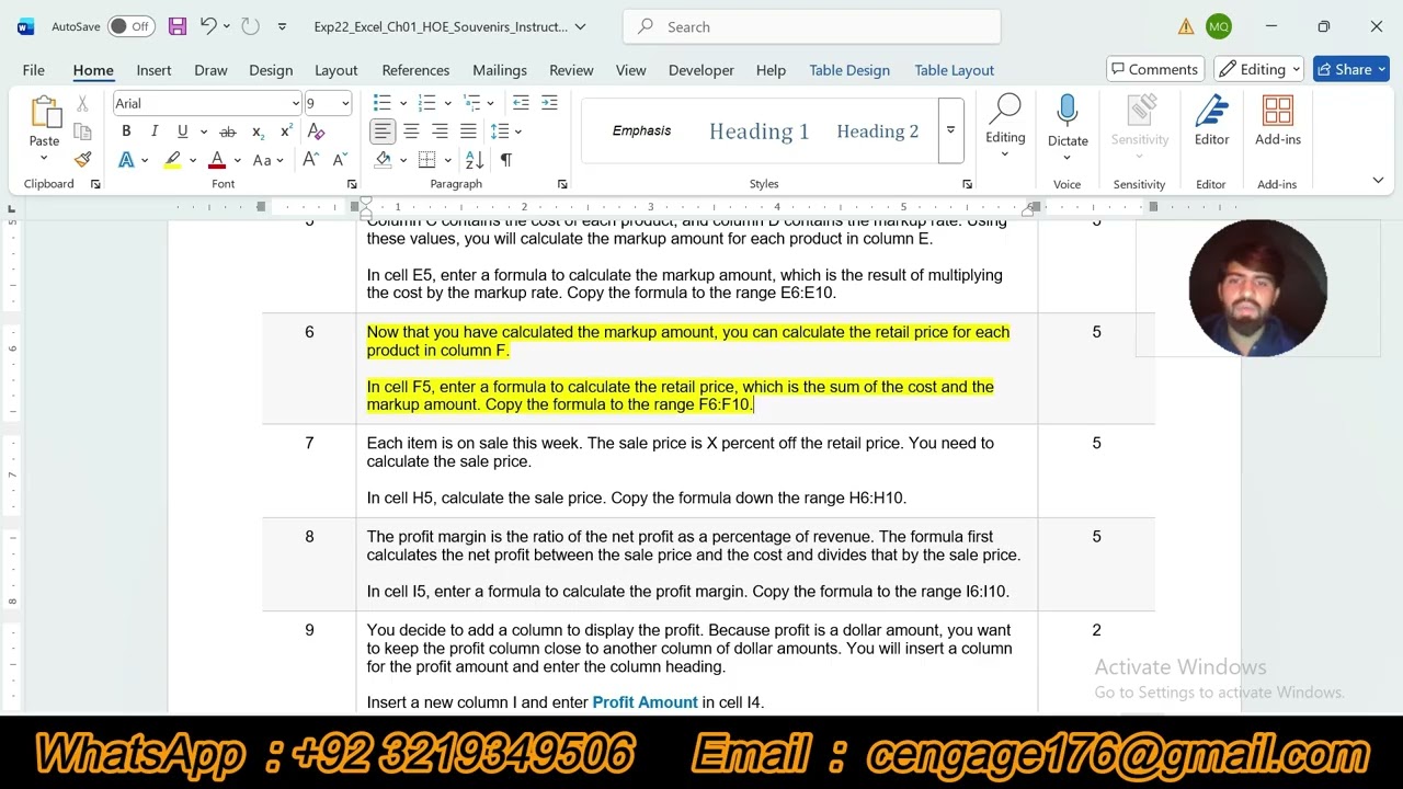 Exp22_Excel_Ch01_HOE_Souvenirs | Exp22 Excel Ch01 HOE Souvenirs