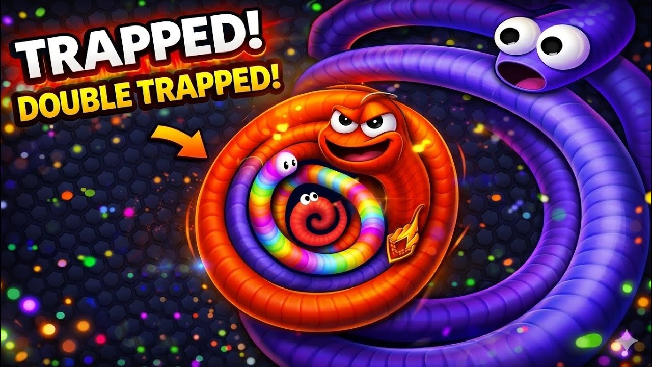 Я поймал его в ловушку в Slither.io, но потом случилось вот это! 😱