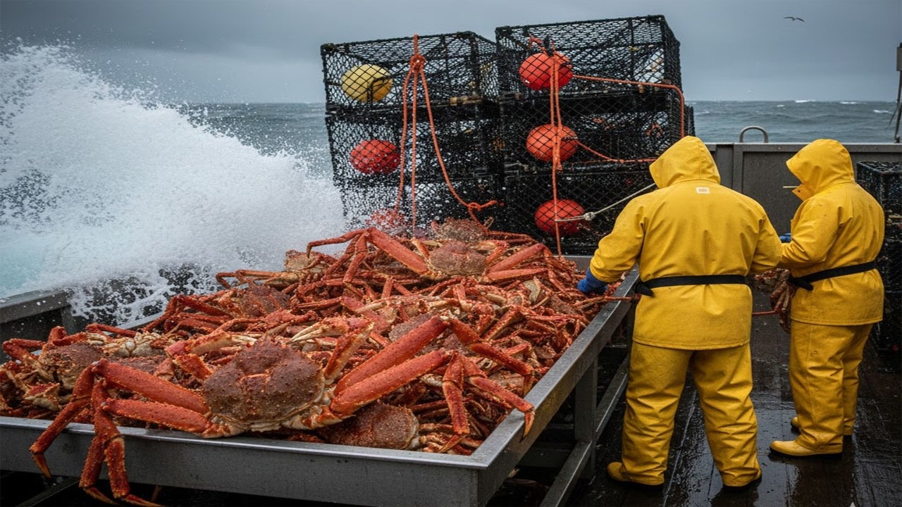 The Gold Mine Beneath the Ice Harvesting Thousands of Giant King Crabs