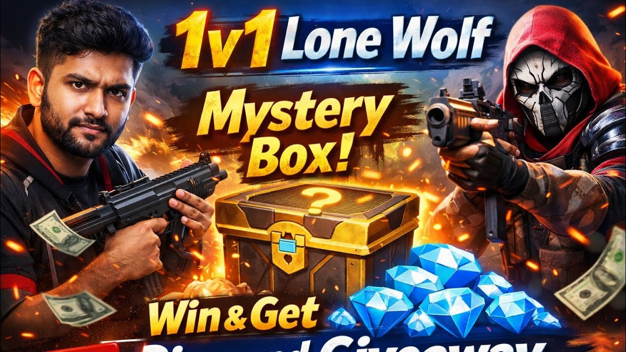 tamim gamar is live!😱1v1 lone wolf কাস্টম জিতলে মান্থলি উইকলি Win Mystery Box & Diamond 💎🥳🥰🔴🔴💯💯🎁🎁