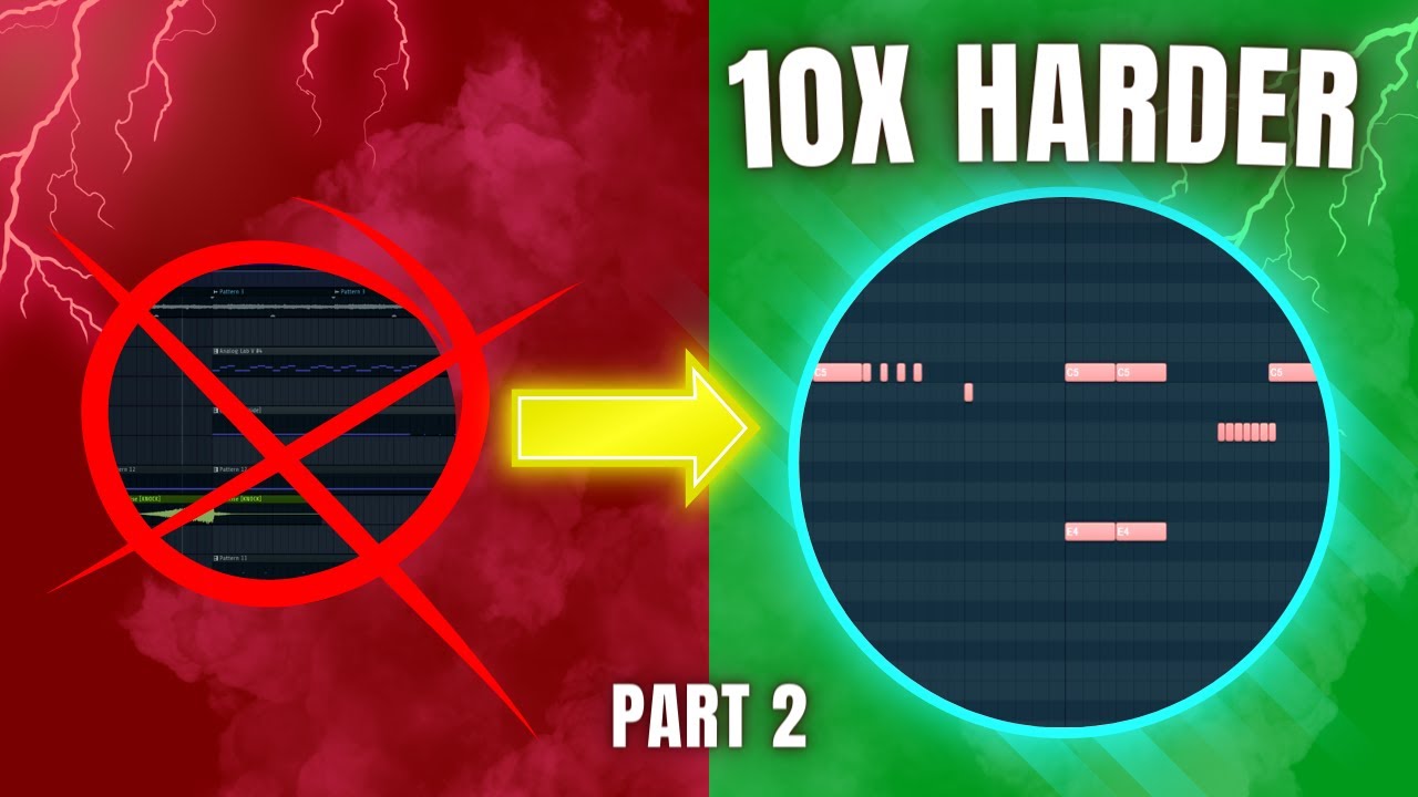 How to make 10x times HARDER Beat (Part 2: The Drums) | FlStudio Tutorial