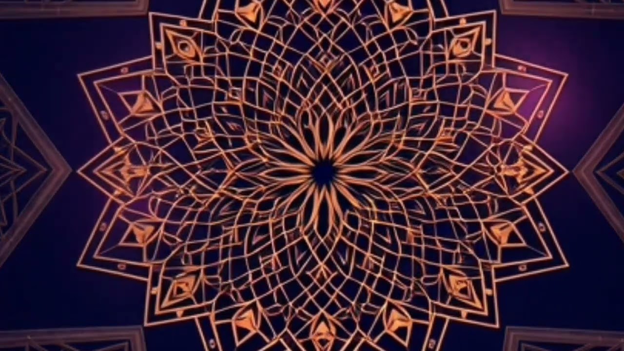 Hypnotic Trance Visualizer | Instrumental EDM • Middle Eastern Vibes