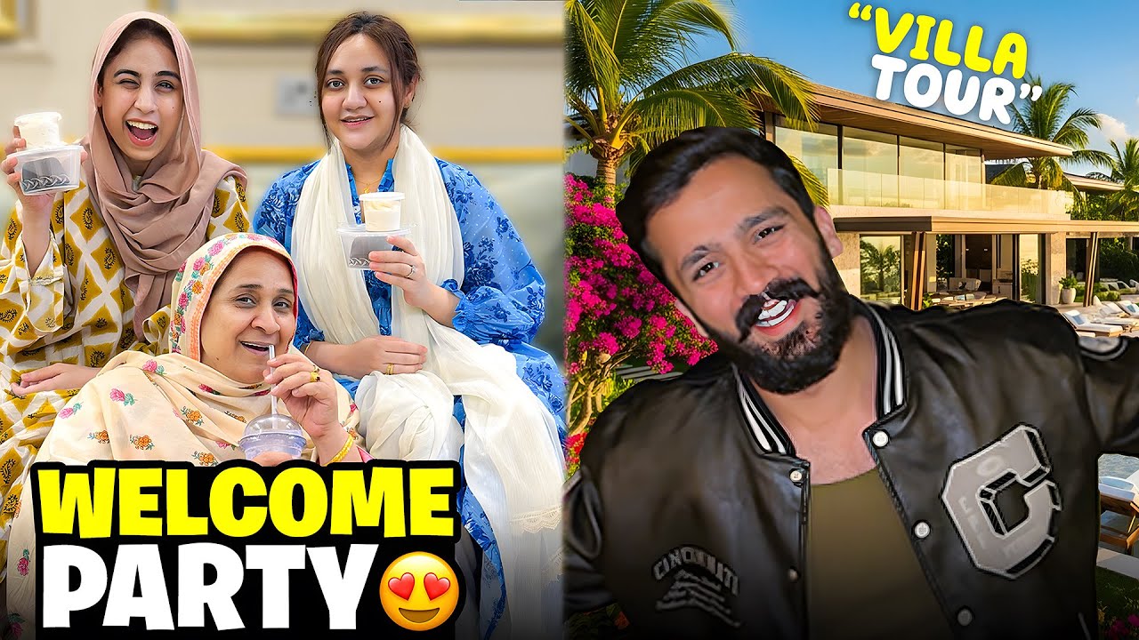 Emaan’s Welcome Party by Ghazal😍Finally Complete Mansion Tour😱