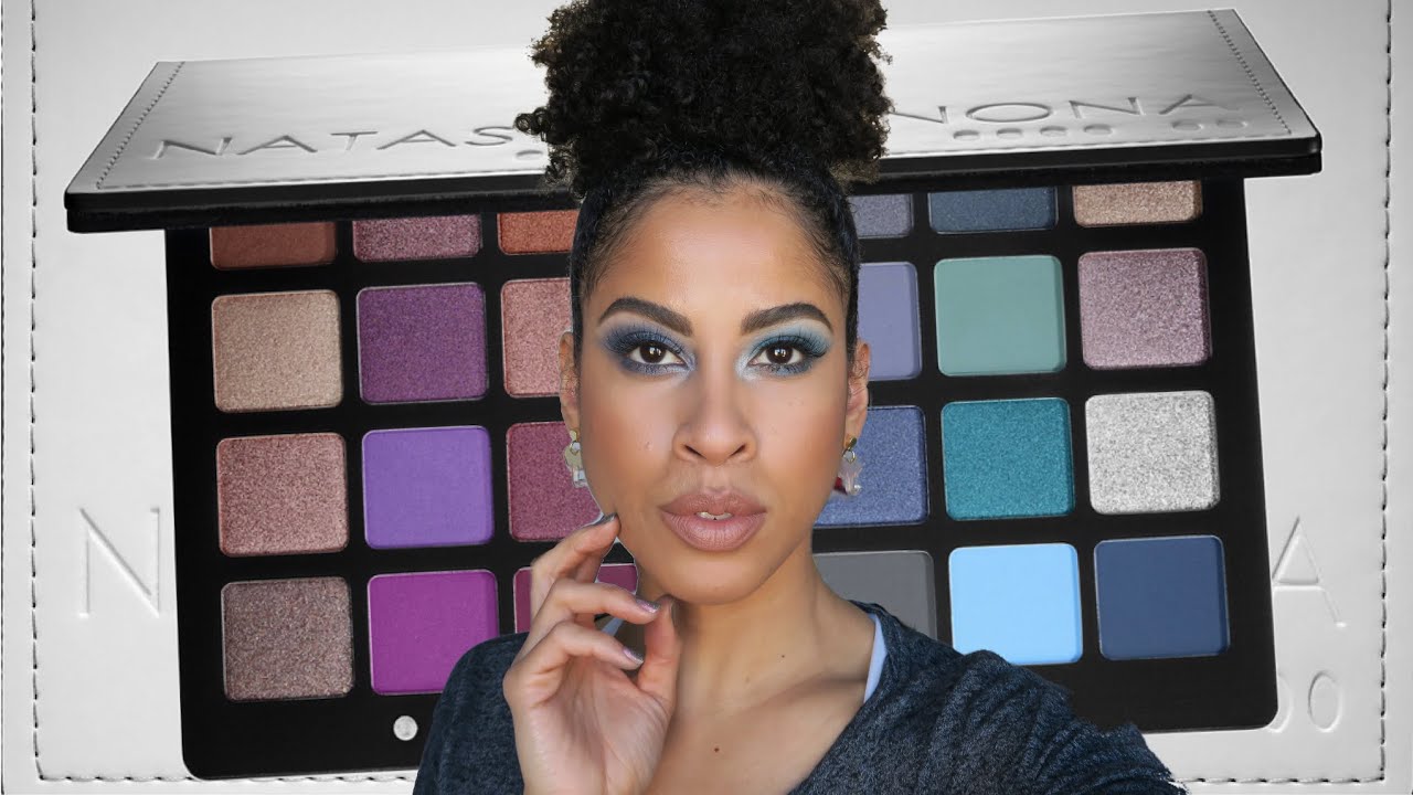 NATASHA DENONA - Eyeshadow Palette 28 Purple Blue - 4 Look Tutorial