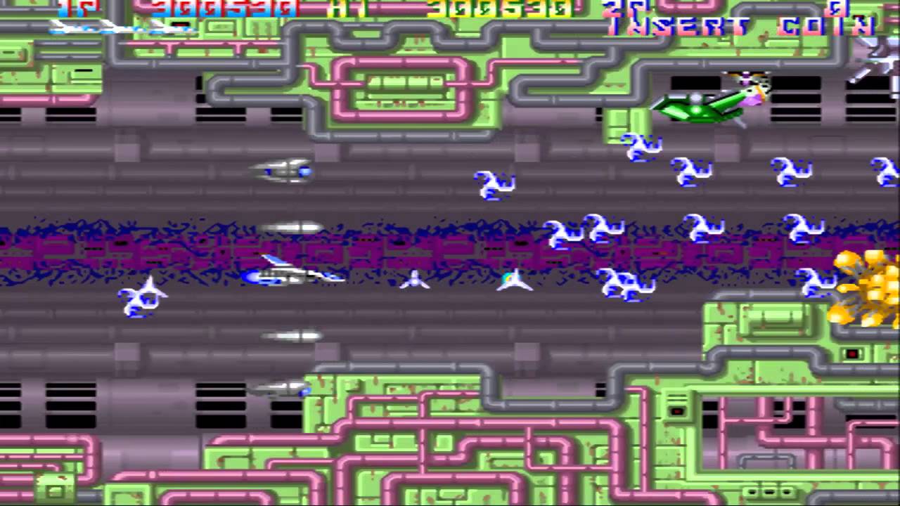 Thunder Cross 2 (Arcade/Konami/1991) [720p]