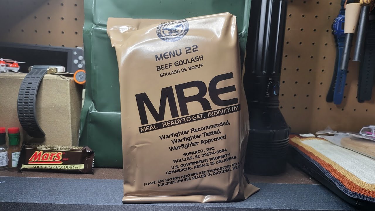 U.S MRE #22 BEEF GOULASH REVIEW