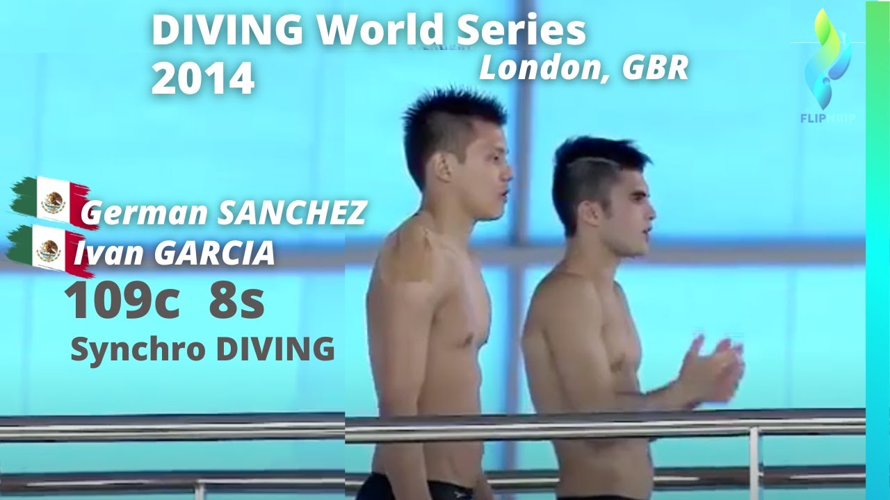 2014  Ivan Garcia & German Sanchez - Mens 10 Meter Diving World Series London - 109c 10m