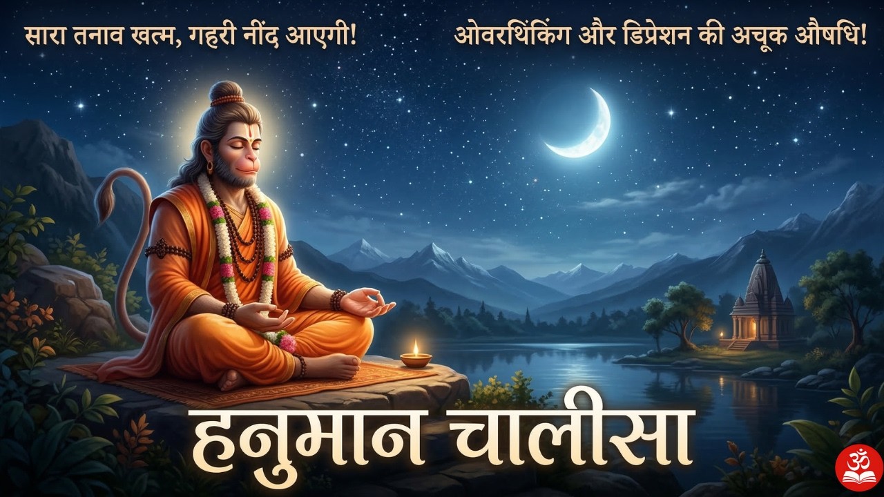 हनुमान चालीसा - मन की शांति, गहरी निद्रा और ध्यान के लिए | Hanuman Chalisa by Sanatan Chetana