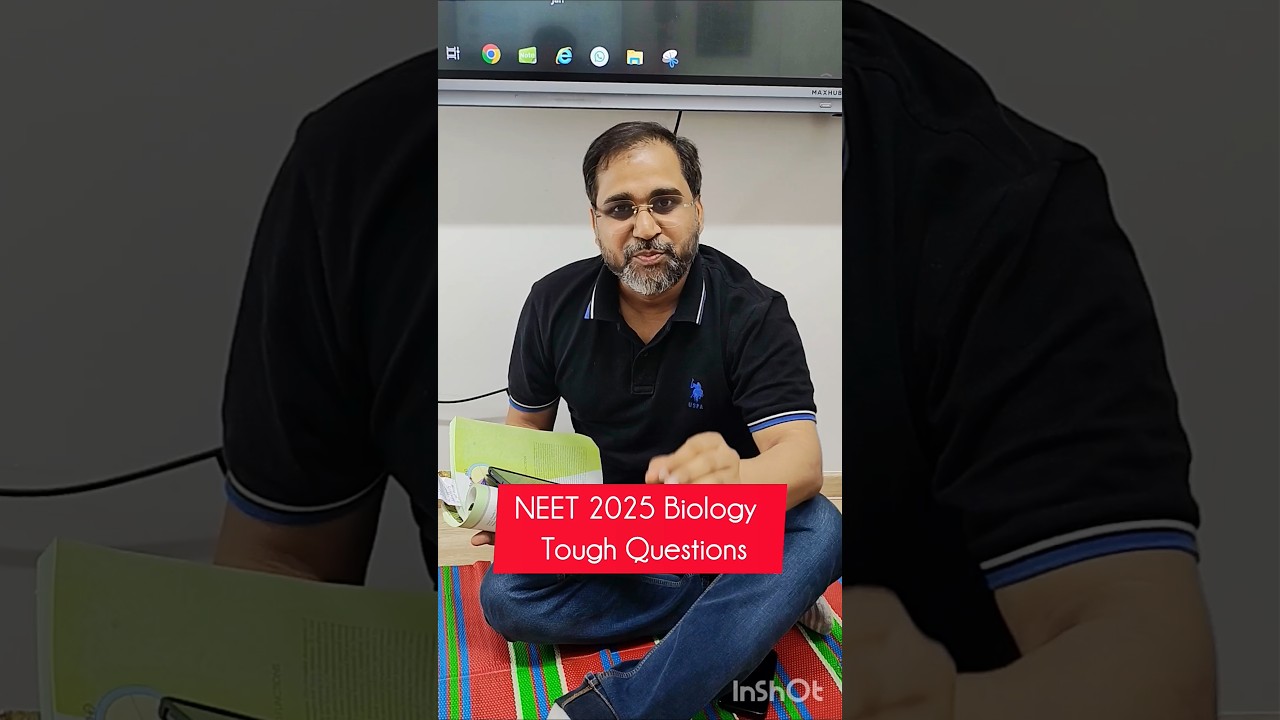 NEET 2025 Biology Tough Question Solution - By Tarun Sir #shortsfeed #ytshortsfeature #neetpaper2025
