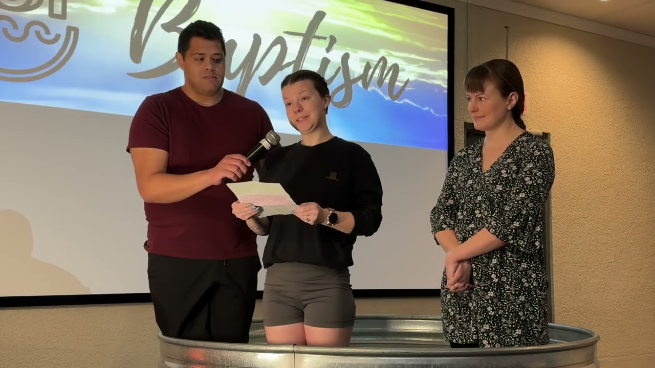 Testimony & Baptism - Samantha