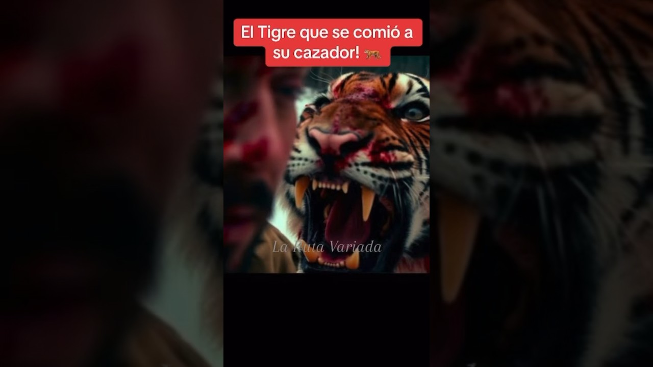 Tigre Vs Humano! #curiosidades #funfacts #historias #animals #tiger #tigres #sabiasque #shorts