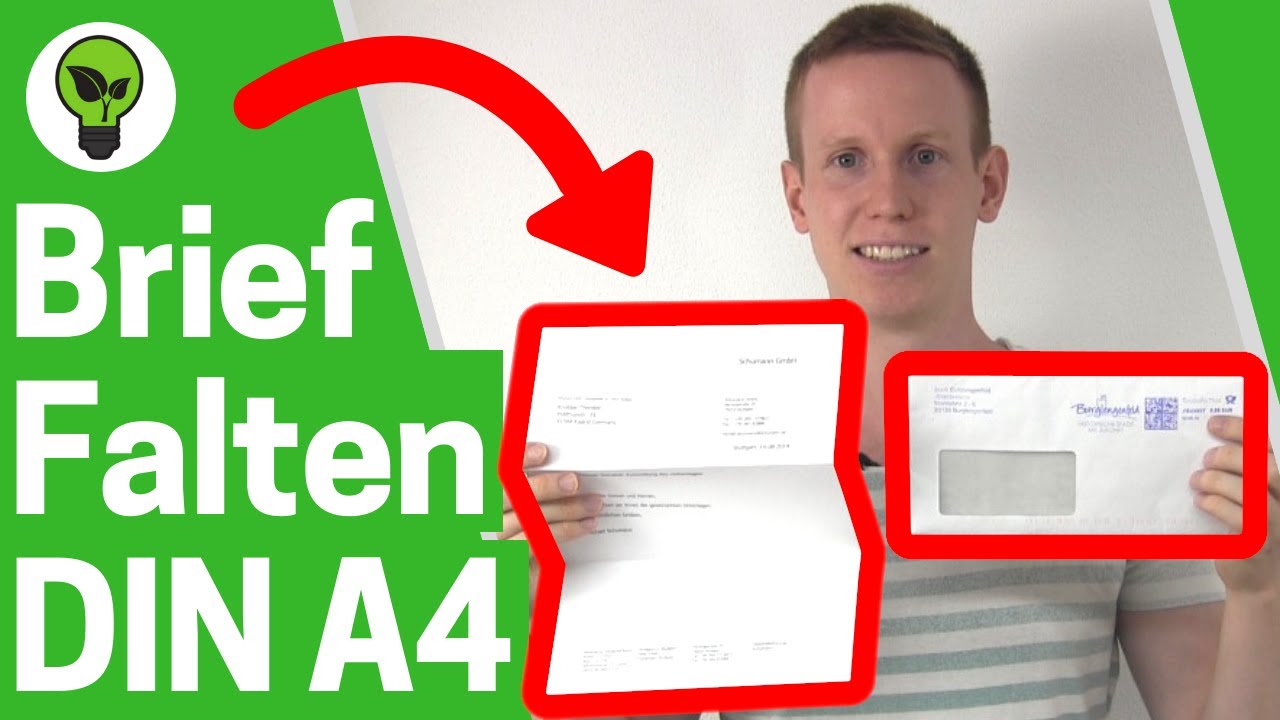 Brief Falten a4 ✅ ULTIMATIVE ANLEITUNG: Wie Briefe & Papier für Briefumschlag Din A4 richtig Falten?