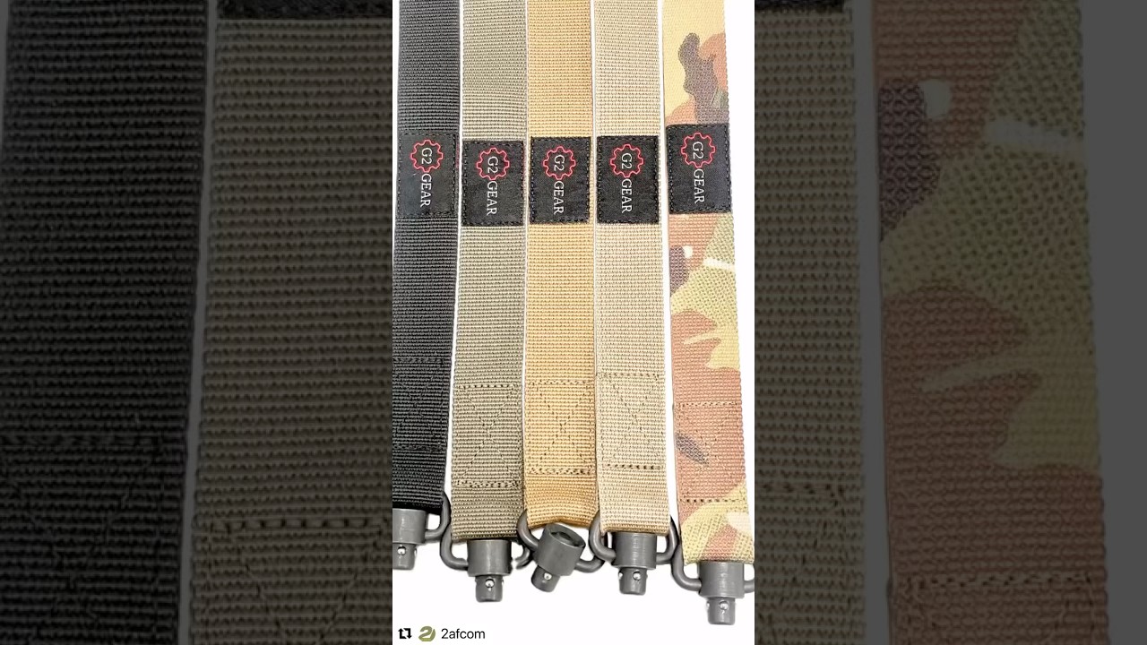 G2 Gear Sling update, new color, new swivel design on the way.