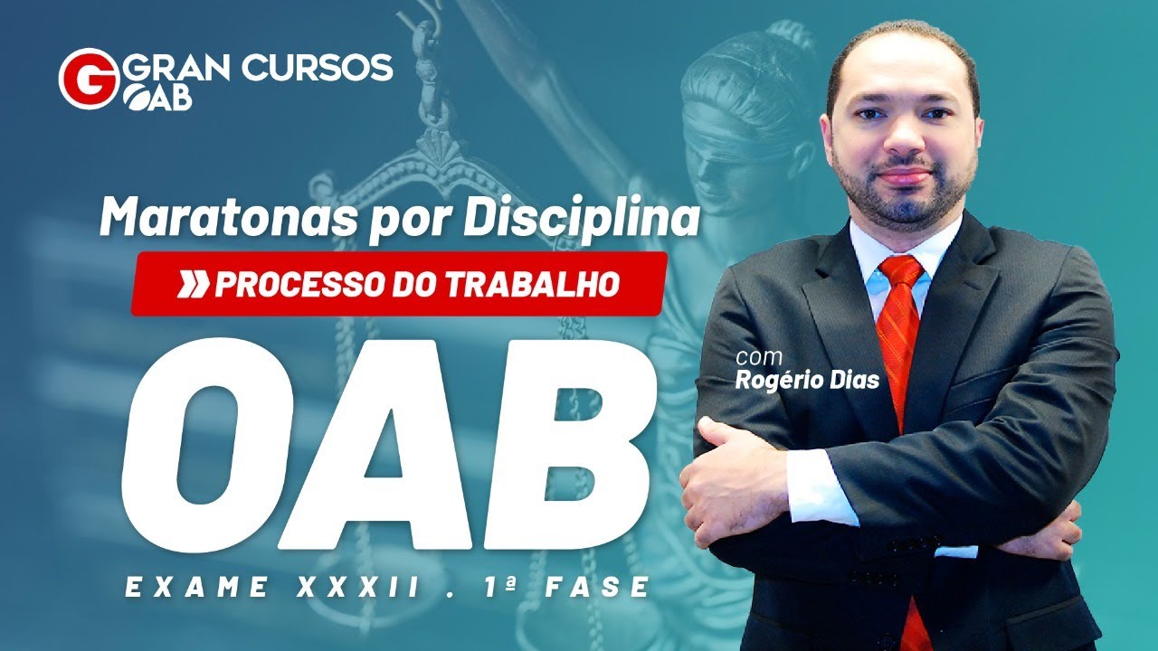 Maratonas por Disciplina - 1ª Fase do Exame XXXII Processo do Trabalho - Recursos