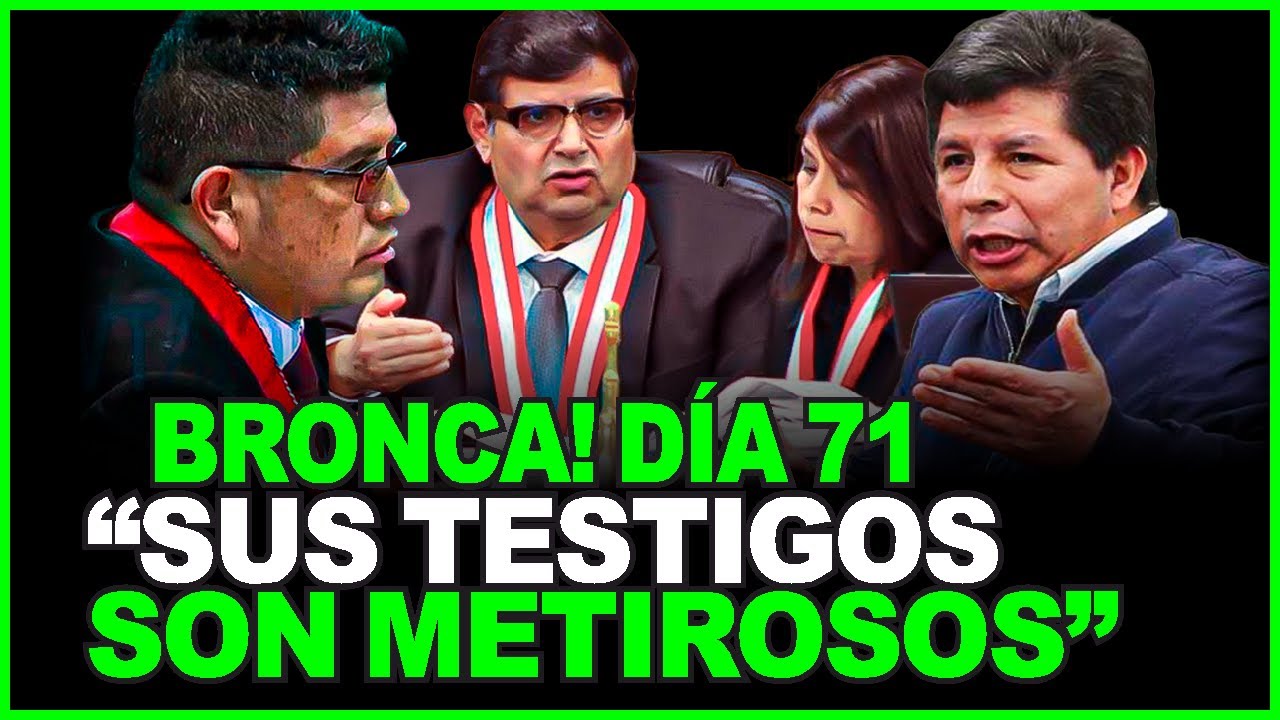 🔥AUDIENCIA 71 DEL JUICIO A P. CASTILLO: ETAPA PROBATORIA FINAL (REBELIÓN)