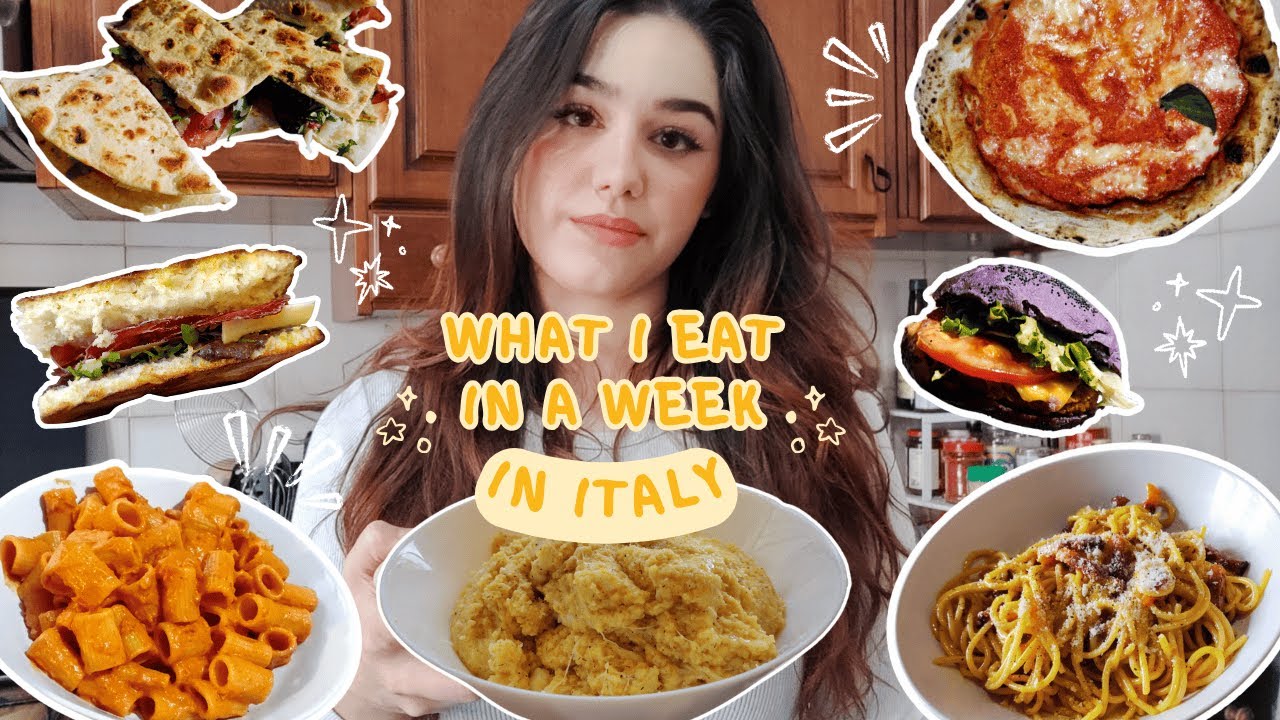 realistic what i eat in a week in italy