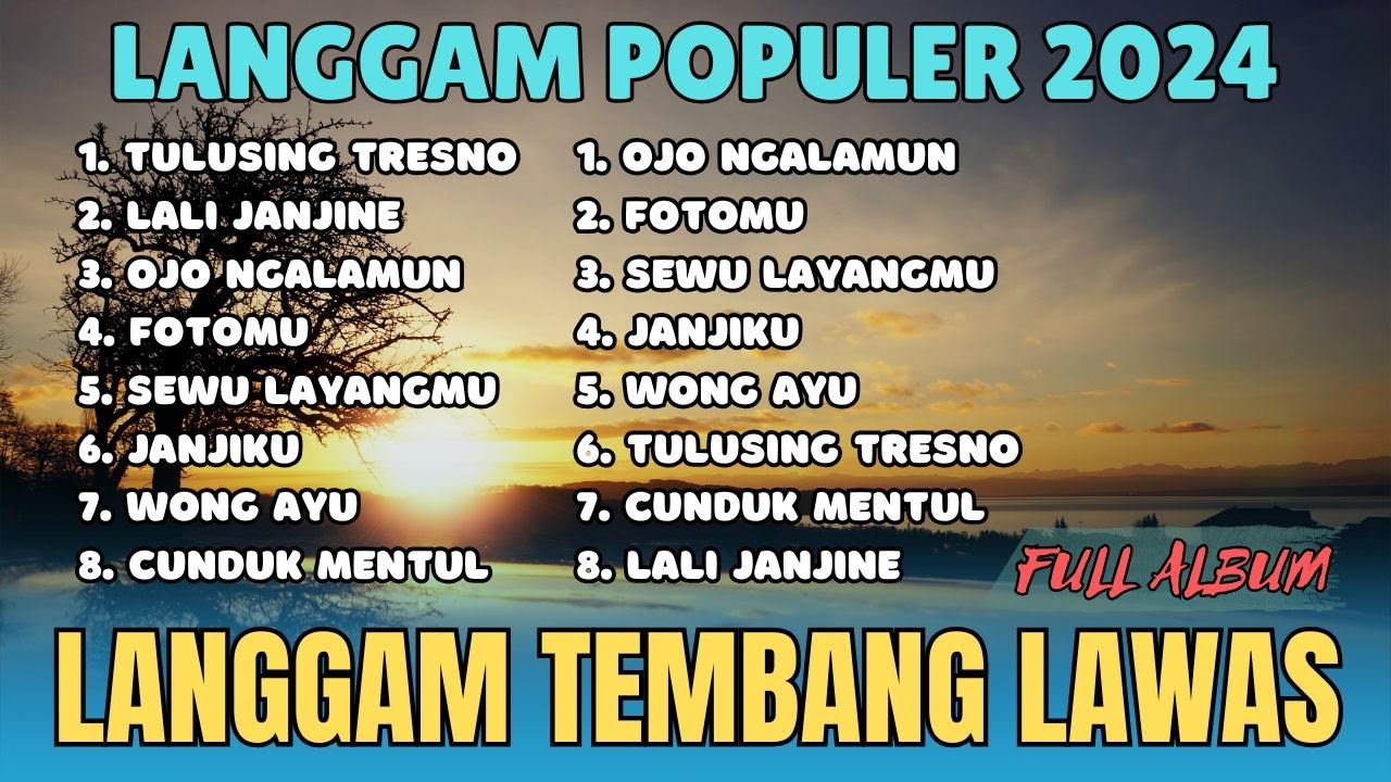 LANGGAM POPULER 2024 PILIHAN TERBARU - FULL ALBUM