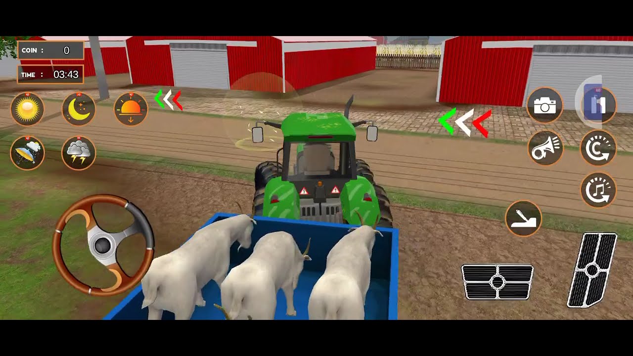 Modern Tractor Farming Driving Simulator 3D - New Tractor Games - Android Gameplay