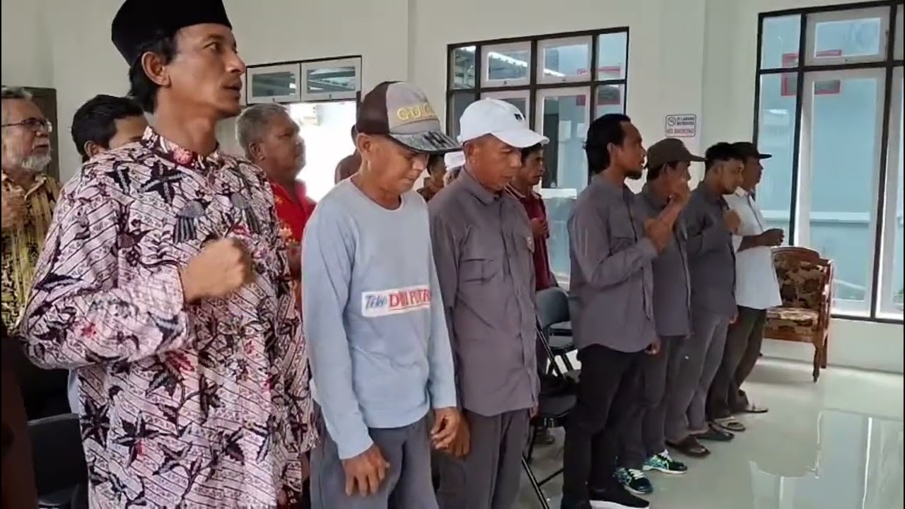 Pengukuhan Satuan Perlindungan Masyarakat (Satlinmas) oleh Lurah Kuala Pembuang I, Selasa, 10-03-26