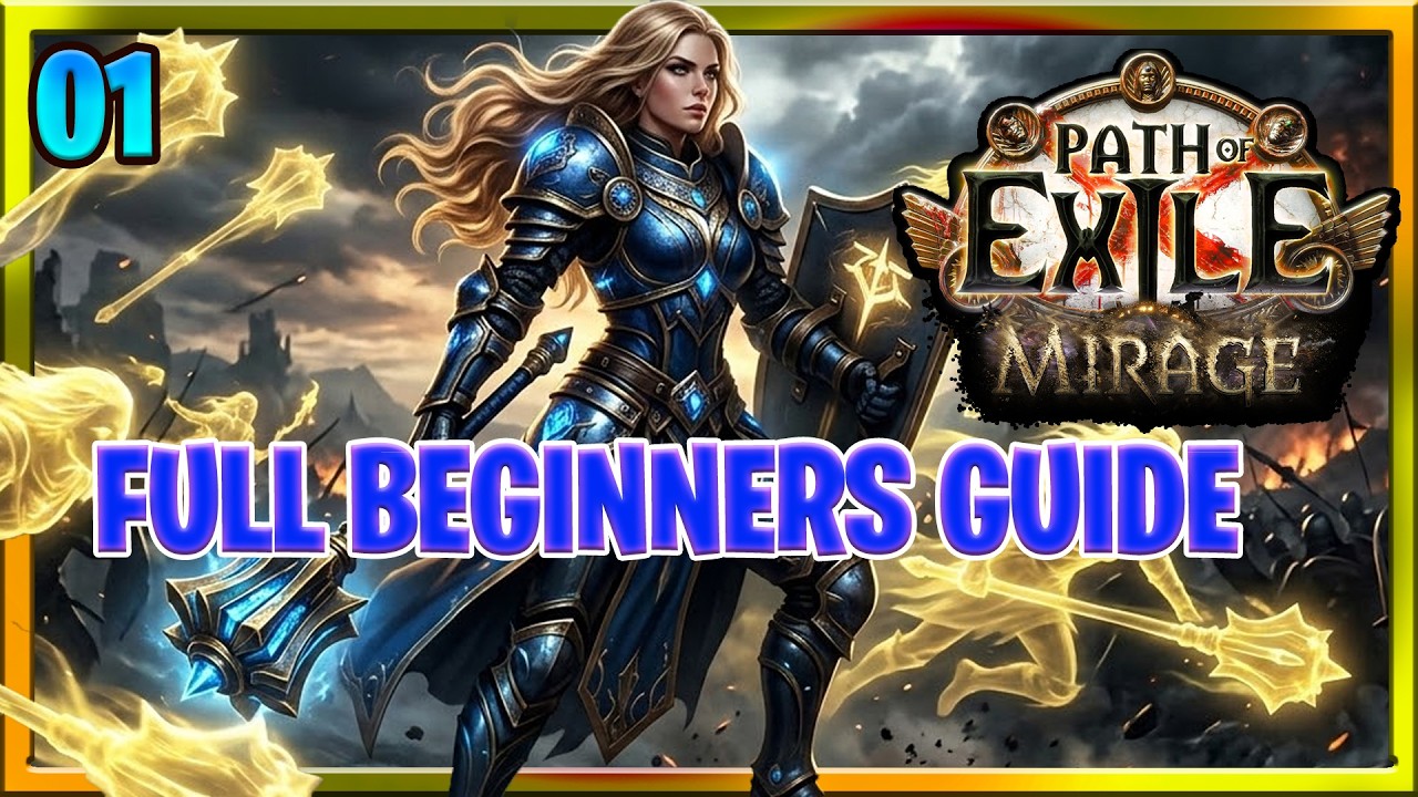 Path of Exile Mirage League Starter Beginners Guide : Full Walkthrough Part 1 Act 1 (Paladin Scion)