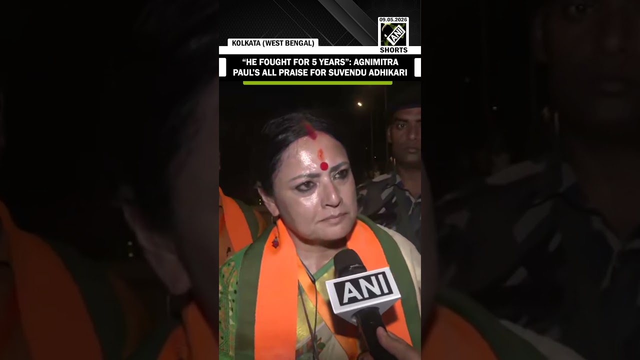 &ldquo;Fought for 5 yrs&rdquo;: BJP&rsquo;s Agnimitra Paul praises Suvendu Adhikari as he is set to become Bengal CM