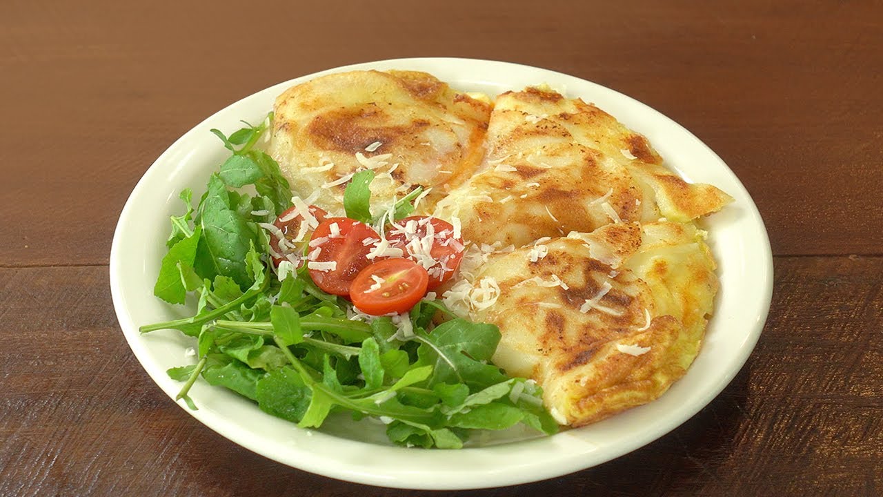 감자1개와 계란1개로 브런치 만드는법 :: 노밀가루 감자오믈렛 :: Potato Recipe