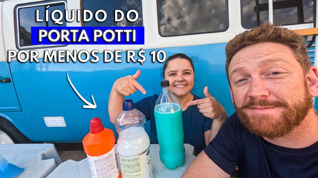 N&atilde;o Compre!  Aprenda a Fazer o L&iacute;quido Qu&iacute;mico do Porta Potti por MENOS de R$10!