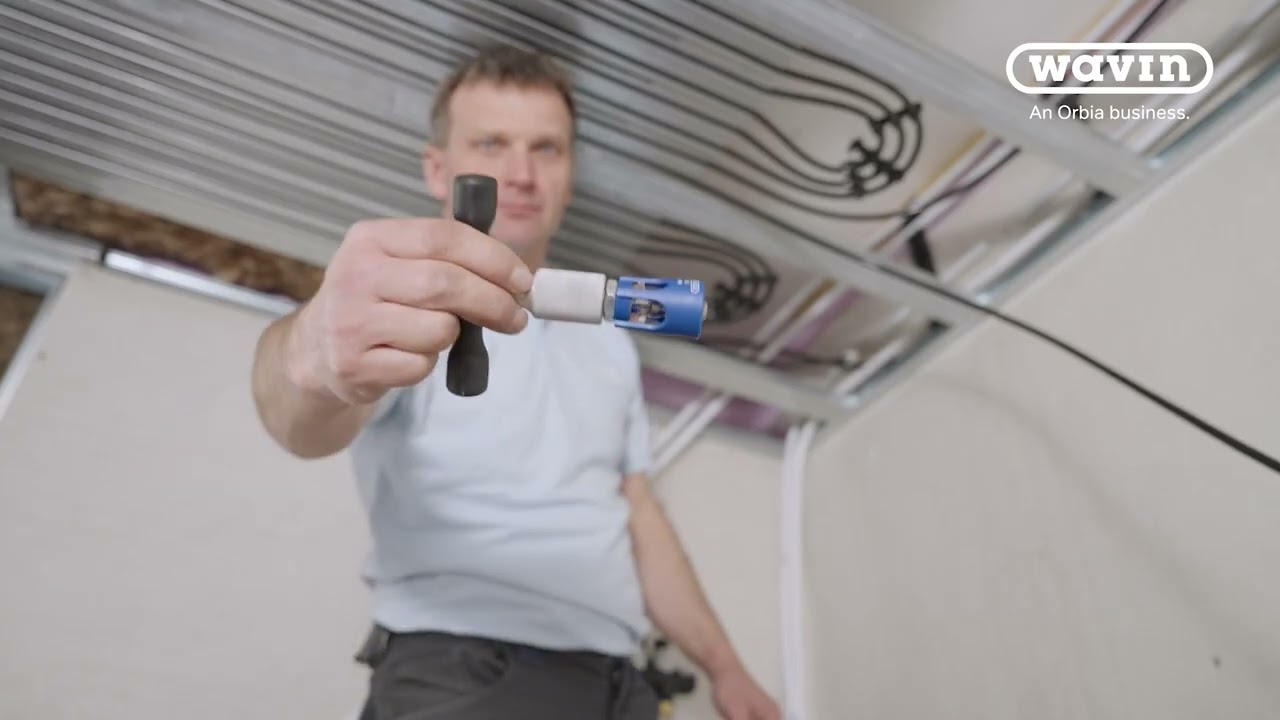 Návod na instalaci stropních panelů Wavin CD-4 pro plošné vytápění a chlazení