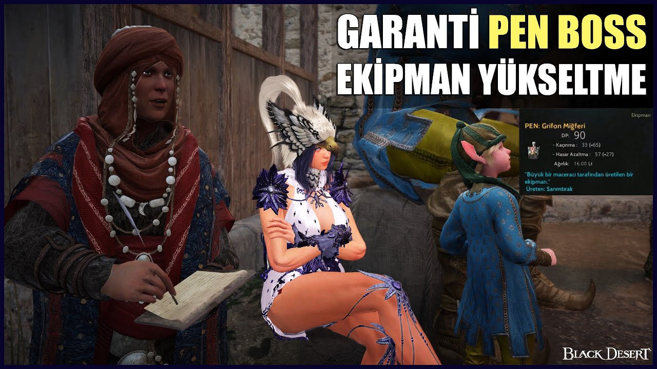 Black Desert Garanti Pen Ekipman Yükseltme Rehberi - Uygulamalı Yapım | BDO Kılavuz