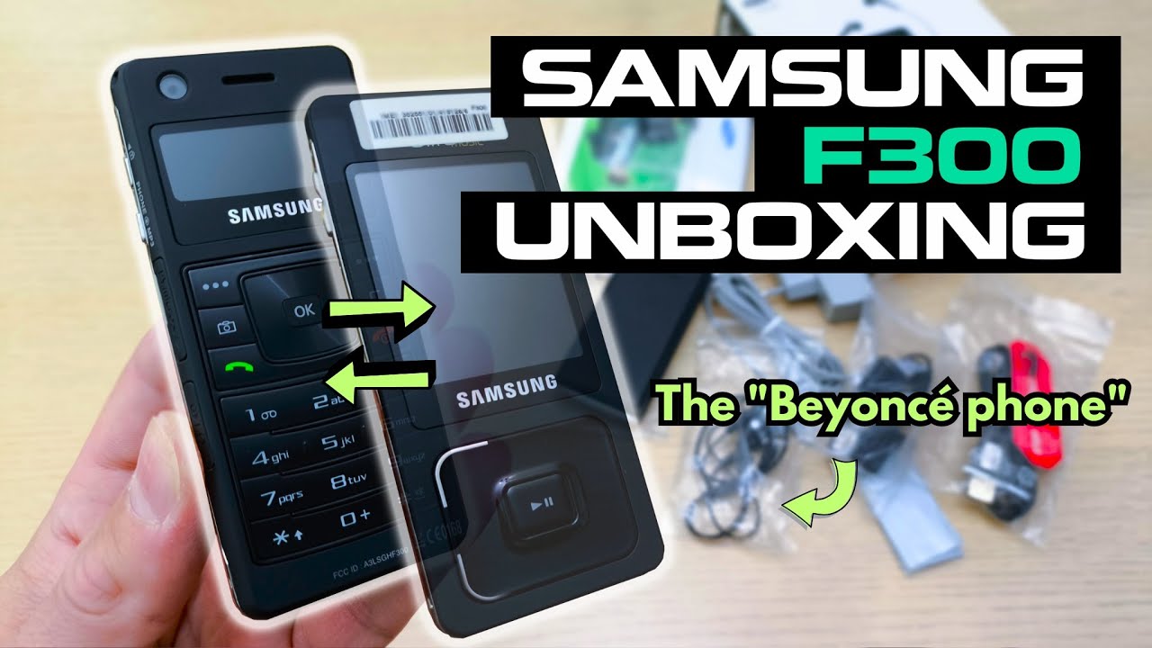 Samsung F300 Ultra Music - The DUAL-Face MUSIC Phone from 2006