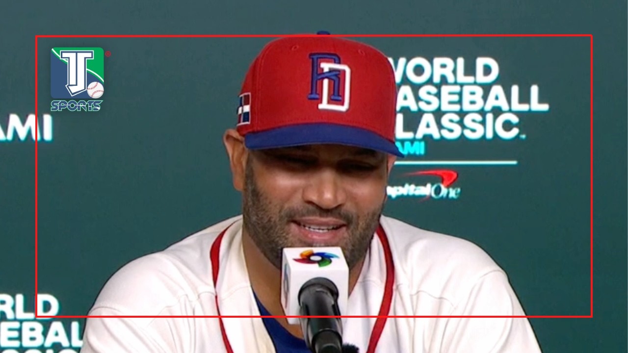 Albert Pujols dice que el juego entre Dominicana y Estados Unidos: “Será un duelo de poder a poder”